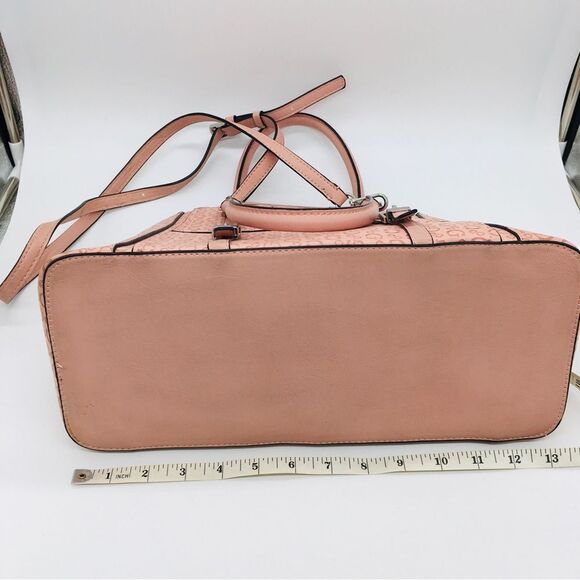 GUESS Large Logo Pattern Faux Leather Purse Shoulder Strap - Picture 9 of 11